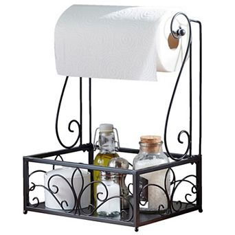 Brylanehome Scroll Paper Towel Organizer