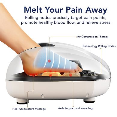 Miko Shiatsu Foot Massager With Heat And Multiple Functions