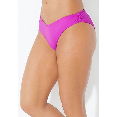 Swimsuits for All Women's High Leg Cheeky Bikini Brief