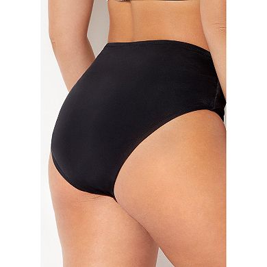 Swimsuits For All Women's Plus Size Hollywood Colorblock Wrap Bikini Bottom