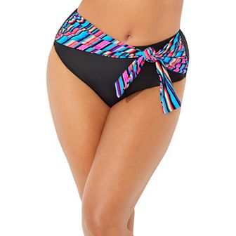 Swimsuits for All Women's High Waist Sash Bikini Bottom