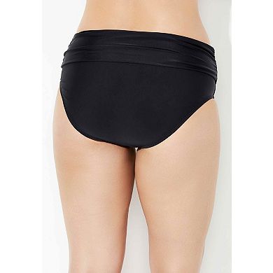 Swimsuits for All Women's Foldover Swim Brief