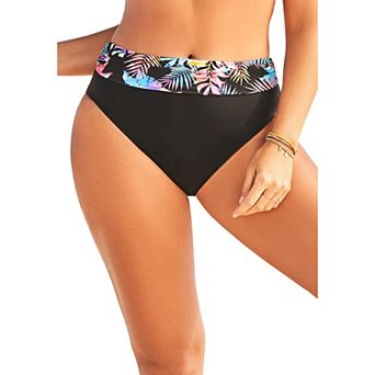 Swimsuits for All Women's Foldover Swim Brief