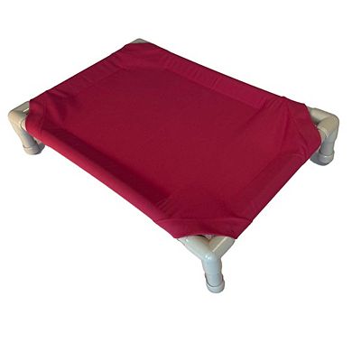 Truman + Teddy (Peony) Easy-to-clean Handcrafted Elevated, Cot-Style Dog Bed 