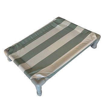 Truman + Teddy (Winter by the Sea) Easy-to-clean Handcrafted Elevated, Cot-Style Dog Bed