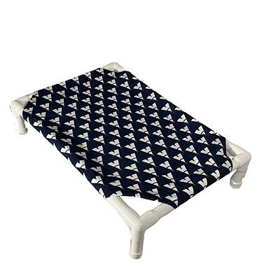 Truman + Teddy (Teepee) Easy-to-clean Handcrafted Elevated, Cot-Style Dog Bed 