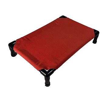 Truman + Teddy (Sun Burn) Easy-to-clean Handcrafted Elevated, Cot-Style Dog Bed