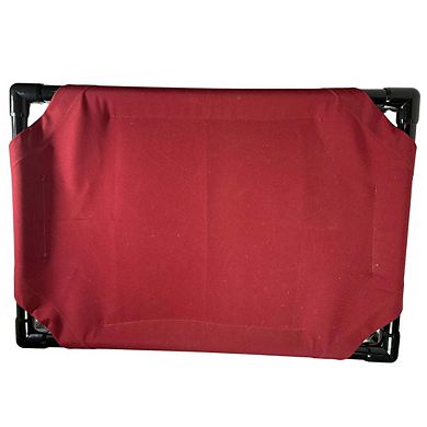 Truman + Teddy (Sun Burn) Easy-to-clean Handcrafted Elevated, Cot-Style Dog Bed 