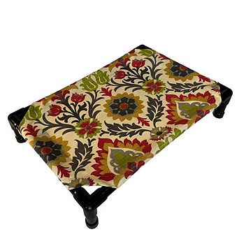 Truman + Teddy (Santa Maria) Easy-to-clean Handcrafted Elevated, Cot-Style Dog Bed