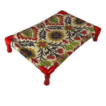 Truman + Teddy (Santa Maria) Easy-to-clean Handcrafted Elevated, Cot-Style Dog Bed