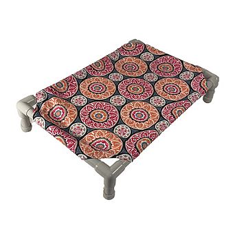 Truman + Teddy (Solarium) Easy-to-clean Handcrafted Elevated, Cot-Style Dog Bed