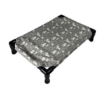 Truman + Teddy (Among Friends) Easy-to-clean Handcrafted Elevated, Cot-Style Dog Bed