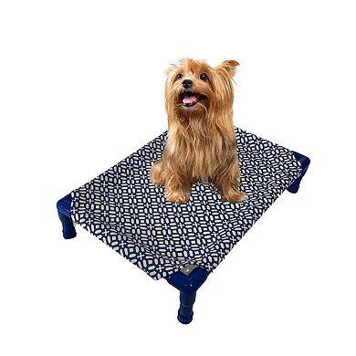 Truman + Teddy (Cosmos) Easy-to-clean Handcrafted Elevated, Cot-Style Dog Bed 