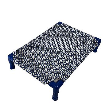 Truman + Teddy (Cosmos) Easy-to-clean Handcrafted Elevated, Cot-Style Dog Bed