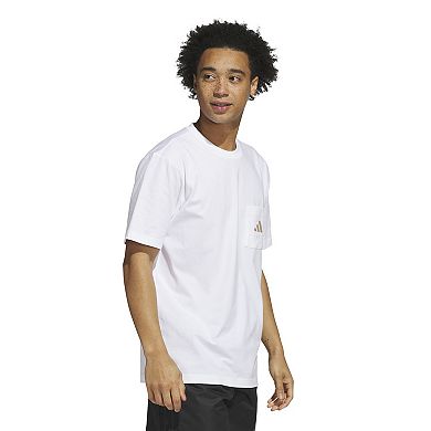 Men's adidas 3-Bar Logo Pocket Graphic Tee