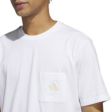 Men's adidas 3-Bar Logo Pocket Graphic Tee