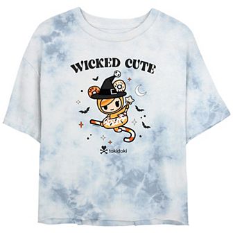 Juniors' Tokidoki Wicked Cute Cropped Graphic Tee
