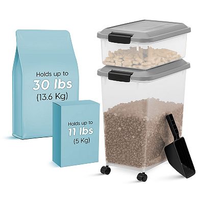 Iris Airtight 3-pc. Pet Food Storage Container