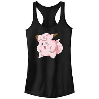 Juniors' Pokemon Happy Clefairy Racerback Tank Top