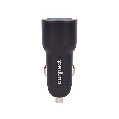 Connect Fast Charging USB Port Car Phone Charger Kit