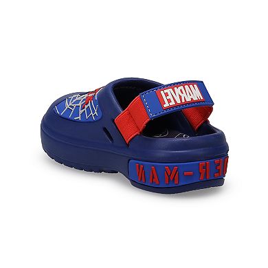 Toddler Boys Marvel Spider-Man Molded Strapped Clogs