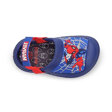 Toddler Boys Marvel Spider-Man Molded Strapped Clogs