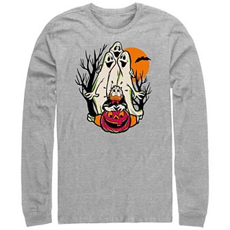 Disney 100 Donald Duck Scared Of Ghosts Men's Graphic Tee