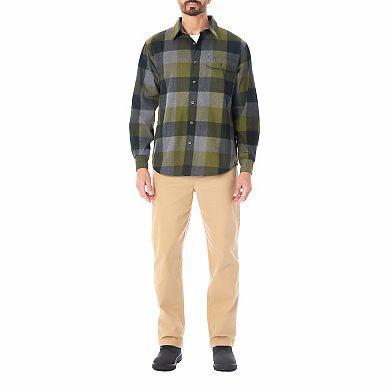 Big & Tall Smith's Workwear Pocket Flannel Shirt
