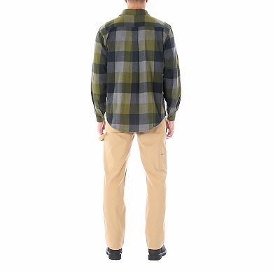 Big & Tall Smith's Workwear Pocket Flannel Shirt