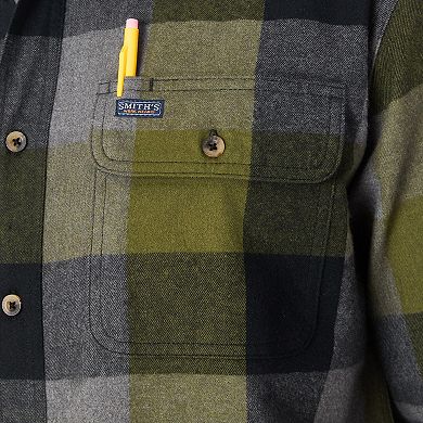 Big & Tall Smith's Workwear Pocket Flannel Shirt