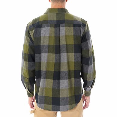 Big & Tall Smith's Workwear Pocket Flannel Shirt