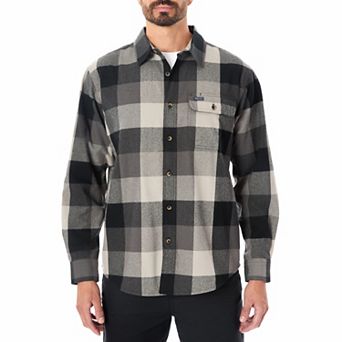 Big & Tall Smith's Workwear Pocket Flannel Shirt