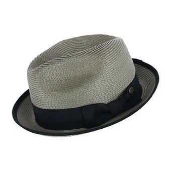 Epoch Hats Company Men's Fedora With Contrast Band And Trim