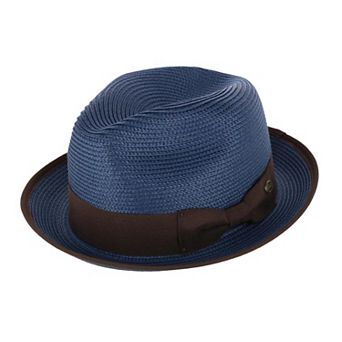 Epoch Hats Company Men's Fedora with Contrast Band and Trim