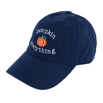 David & Young Women's Pumpkin Everything Stone Washed Baseball Cap