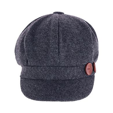 David & Young Women's Brushed Knit Jersey Cabbie Hat