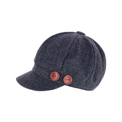 David & Young Women's Brushed Knit Jersey Cabbie Hat
