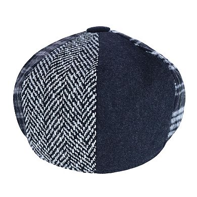 Epoch Hats Company Men's Multi Patchwork Newsboy Cap