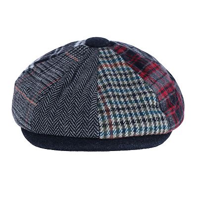 Epoch Hats Company Men s Multi Patchwork Newsboy Cap