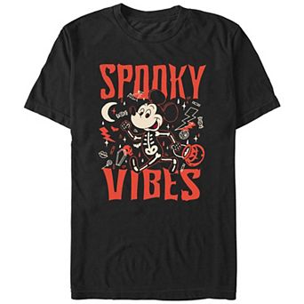 Disney's Mickey Mouse Spooky Vibes Men's Graphic Tee