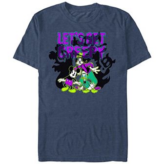 Disney's Mickey Mouse And Friends Let's Get Creepy Men's Graphic Tee