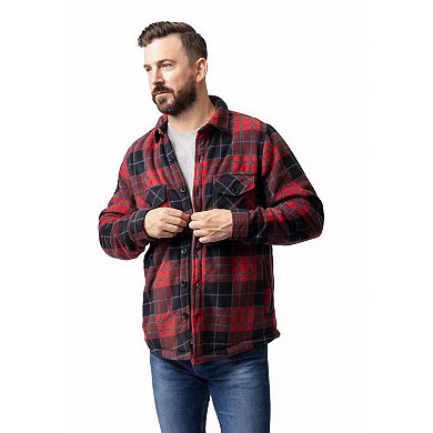 Men's Heat Holders Heatweaver Lined Fleece Shirt Jacket