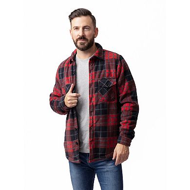 Men's Heat Holders Heatweaver Lined Fleece Shirt Jacket