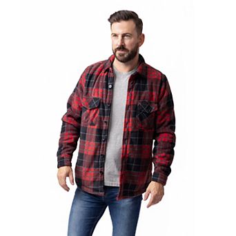 Men's Heat Holders Heatweaver Lined Fleece Shirt Jacket