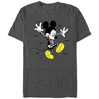 Disney's Mickey Mouse Happy Skeleton Costume Men's Graphic Tee