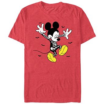 Disney's Mickey Mouse Happy Skeleton Costume Men's Graphic Tee