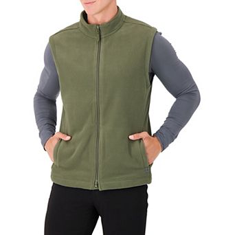 Men's Heat Holders Original Fleece Double Zipper Vest