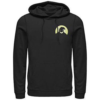 Disney's The Nightmare Before Christmas Oogie Boogie's Silhouette Men's Graphic Hoodie