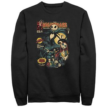 Disney's The Nightmare Before Christmas Graphic Novel Cover Men's Graphic Fleece