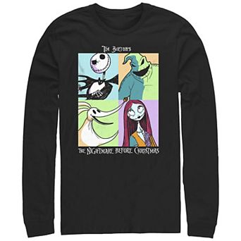 Disney's The Nightmare Before Christmas Pop Art Poster Men's Graphic Tee